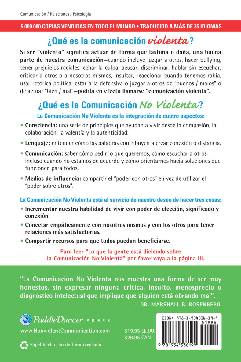 Comunicacion No Violenta - PuddleDancer Press